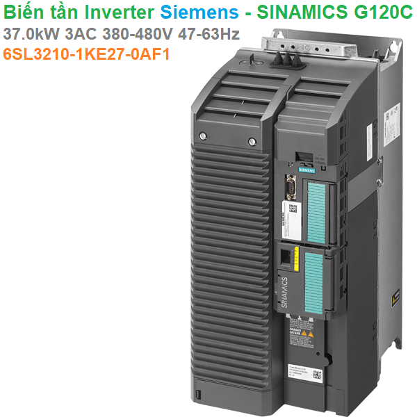 Biến tần Inverter Siemens - SINAMICS G120C kW 37.0AC 380-480V 47-63Hz - 6SL3210-1KE27-0AF1