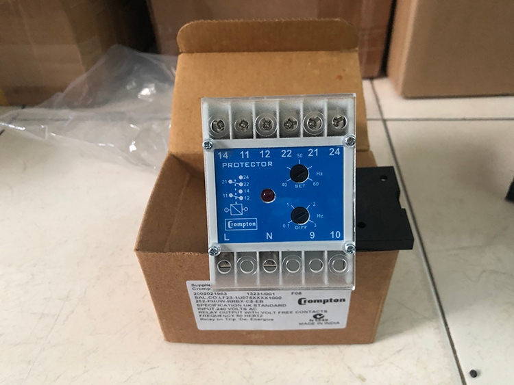 Crompton 252-PHUW, Crompton 252-PHUW-RRBX-C5-EB, Frequency protection relay Crompton 252-PHUW, Frequency protector Crompton 252-PHUW,  Rờ le bảo vệ tần số Crompton 252-PHUW, Rờ le bảo vệ tần số Crompton 60Hz 110V, Frequency protector Crompton 252-PHUW-RRBX-C5-EB