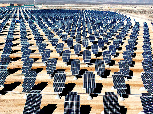 Nellis Solar Power Plant, photovoltaic power plant in Nevada, US