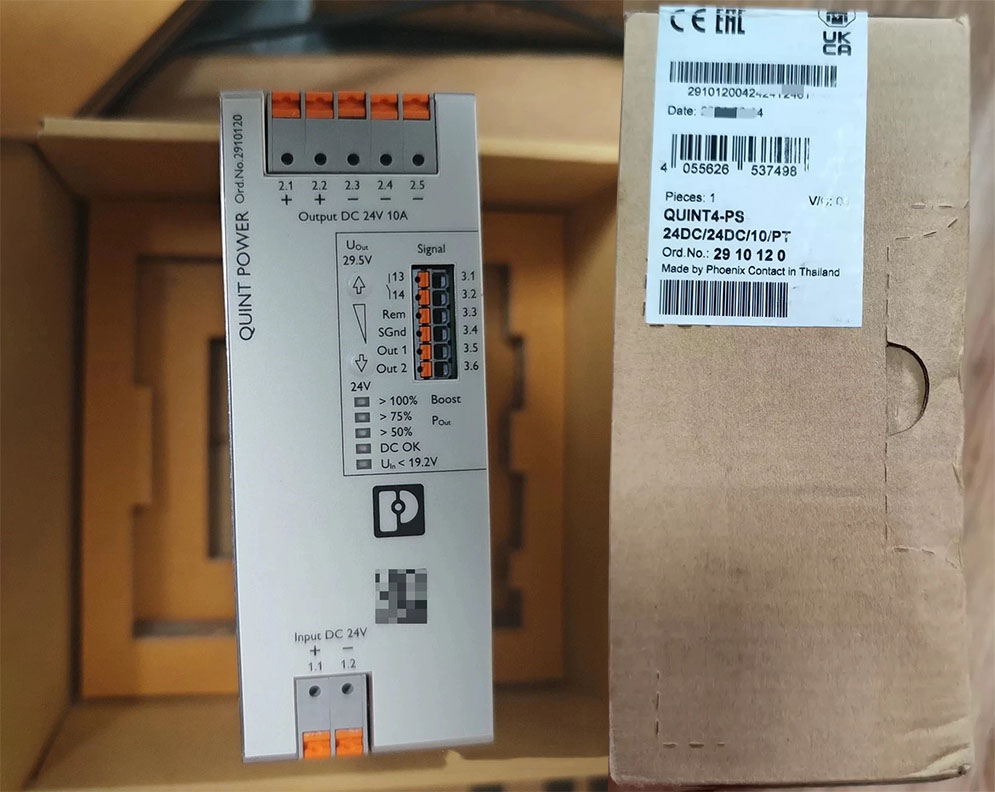 Bộ ổn áp DC/DC 24V 10A Phoenix Contact QUINT4-PS/24DC/24DC/10/PT - 2910120