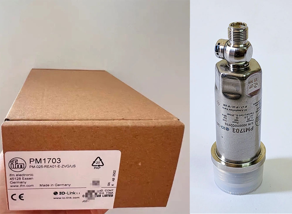 Cảm biến áp suất -1...25 bar IFM PM1703 | PM-025-REA01-E-ZVG/US