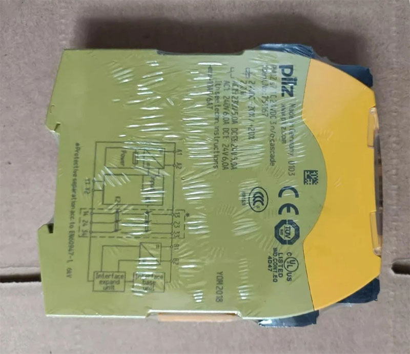Mô-đun kết mở rộng kết nối PNOZsigma, nối tiếp liên tục, 3NO, 24VDC, rộng 17.5mm, lò xo cắm, kết nối với các khối điều khiển liên quan đến an toàn, đầu cuối điện áp bổ sung để cung cấp cho các khối tiếp điểm khác; CO CQ, BH 12 tháng, có CK