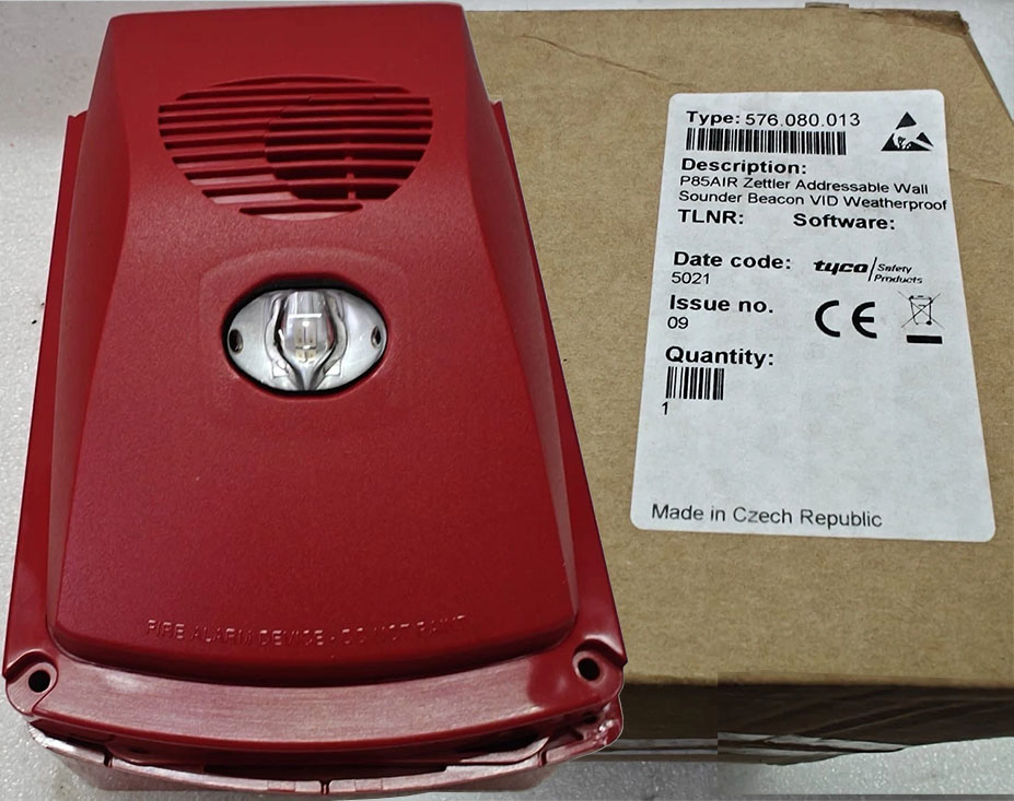 Thông số kỹ thuật của Còi báo cháy gắn tường Tyco P85AIR (576.080.013)