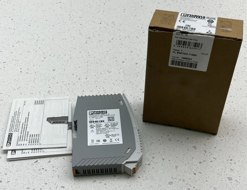 Switch công nghiệp 8 ports RJ45 Phoenix Contact FL SWITCH 1108N