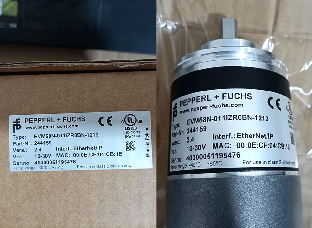 Rotary encoder Pepperl Fuchs EVM58-IZ EVM58N-011IZR0BN-1213