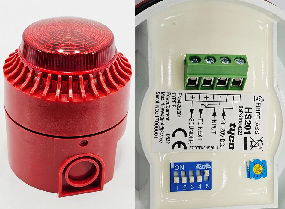 Electronic sounder-beacon Tyco HS201 576.501.072