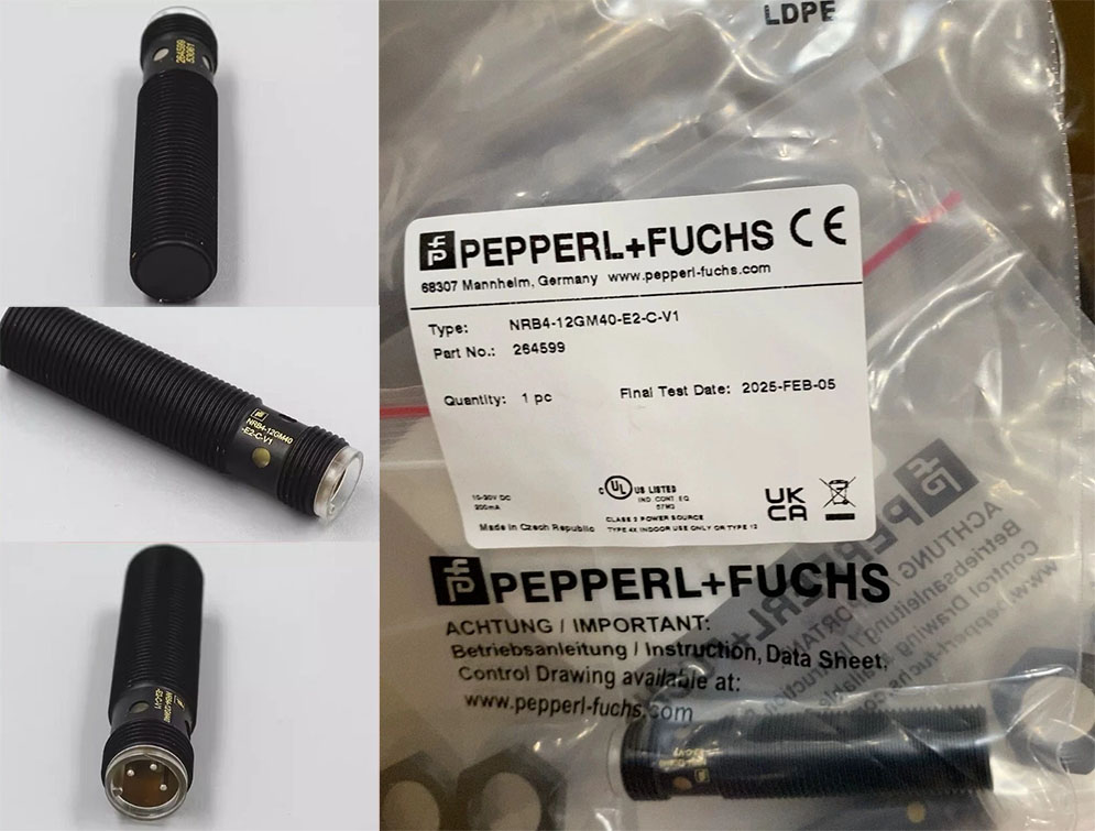 Proximity inductive Sensor Pepperl Fuchs NRB4-12GM40-E2-C-V1 NRB4-12GM40-E2-C-V1