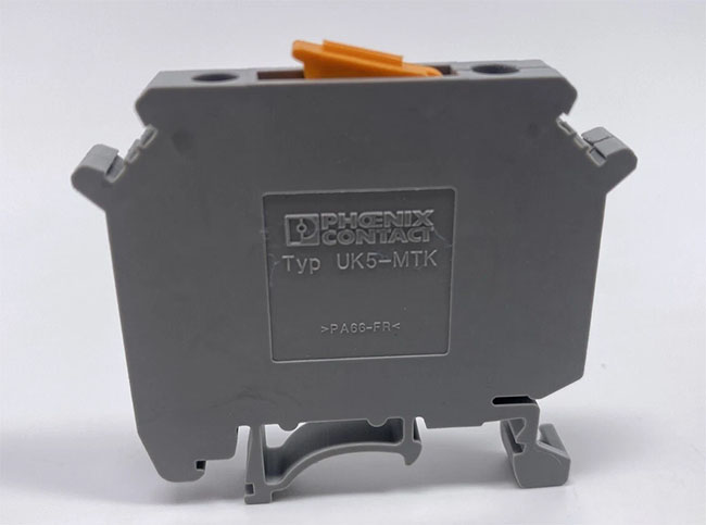 Cầu nối điện-tín hiệu Knife-disconnect Phoenix Contact UK 5-MTK - 3004430; Xx Germany, do Cty Anh Ty phân phối; CO CQ, BH 12 tháng, có CK
