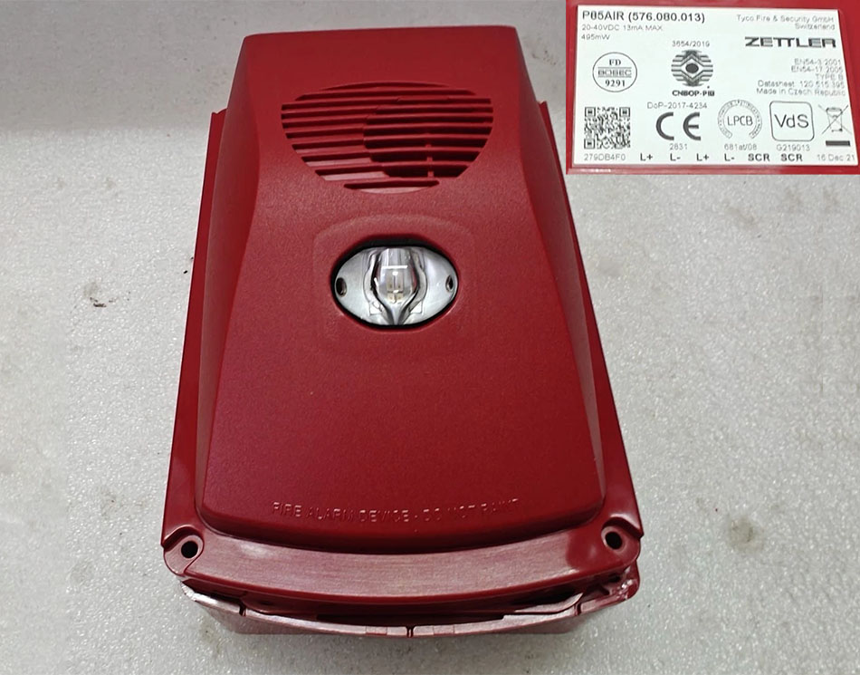 Tyco P85AIR 576.080.013 Addressable Weatherproof Sounder VID