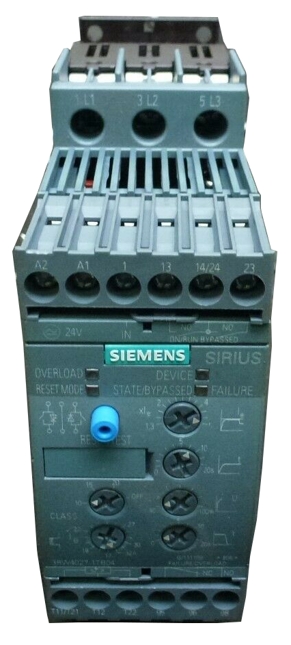 Siemens 3RW4027-1TB04, Khởi động mềm 3RW4027-1TB04, Khởi động mềm Siemens 32A 15kW/400V 200-480V AC 24V AC/DC Screw terminals Thermistor motor protection, Siemens Soft starter 3RW4027-1TB04, Siemens Soft starter 32A 15kW/400V 200-480V AC 24V AC/DC Screw terminals Thermistor motor protection