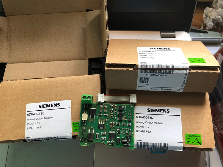 Siemens 6DR4004-6J, Bo mạch Siemens 6DR4004-6J, Siemens Iy module plug-in SIPART PS2 4-20mA eexib