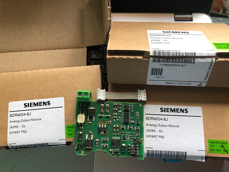 Siemens 6DR4004-6J, Bo mạch Siemens 6DR4004-6J, Siemens Iy module plug-in SIPART PS2 4-20mA eexib