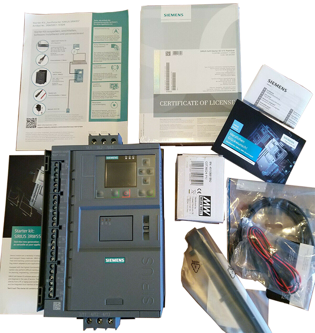 Siemens 3RW5535-6HA14: Khởi động mềm SIRIUS soft starter 200-480 V 143 A, 110-250 V AC Screw terminals